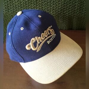 Cheers Boston Baseball Hat, Embroidered Logo Cap, Adjustable, OSFM; Never worn
